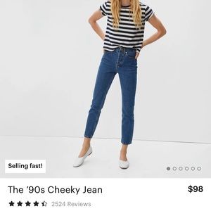Everlane Cheeky 90’s Ankle Jean 27
